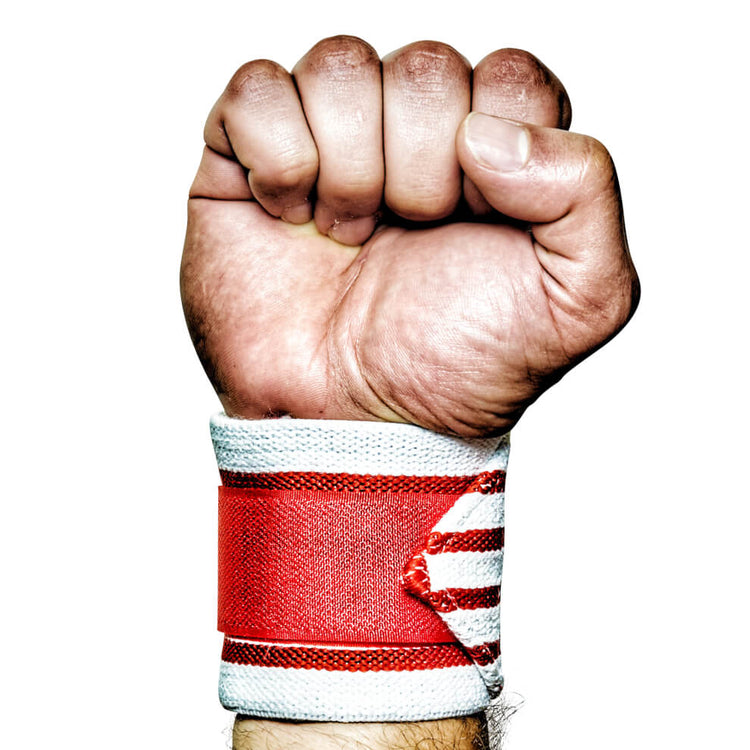 MANIMAL USA RED WHITE BLUE OLD GLORY WRIST WRAPS