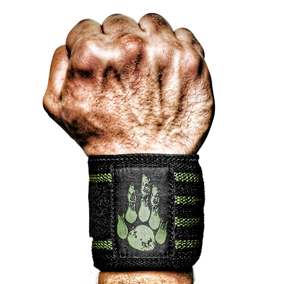 MANIMAL Veteran OD Green Wrist Wraps