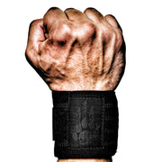 Black Wrist Wraps CrossFit, Weightlifting, Powerlifting, Strongman, Bodybuilding